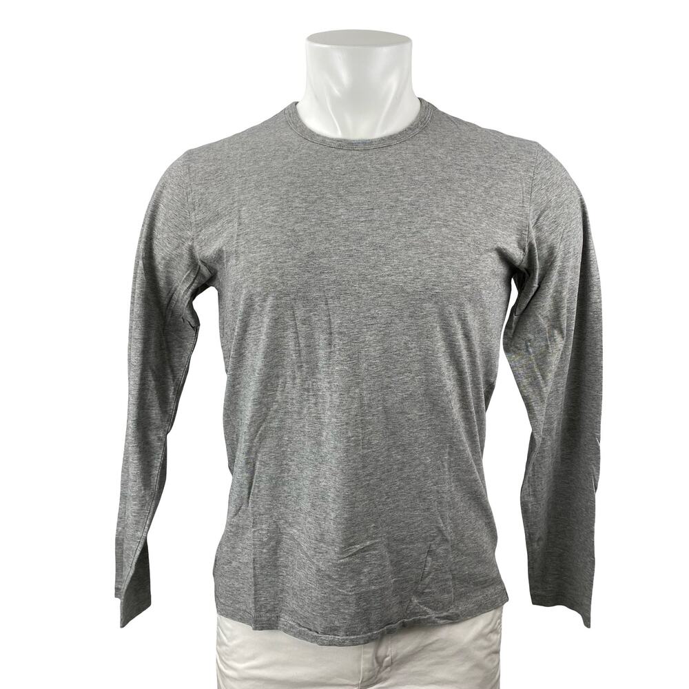Rag & Bone Men's Gray Crew Neck Long Sleeve Sweater Sweatshirt Tee T-Shirt Top M